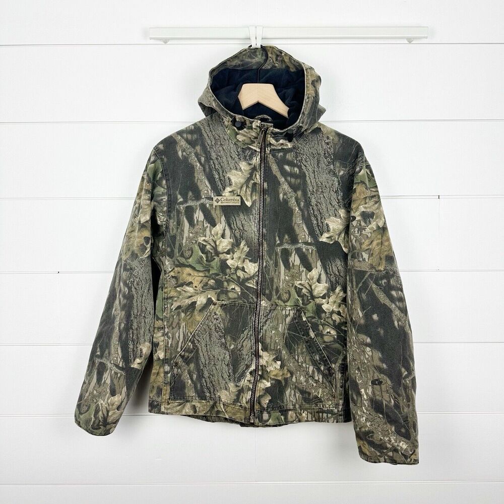 Columbia Mossy Oaks Men’s Small Camouflage Hunting Jacket Canvas